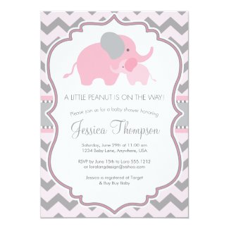 Little Peanut Baby Shower Invitation