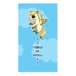 Little Pegasus Bookmark template Business Card