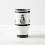 Little  Penguin Wearing Hockey Gear Coffee Mugs