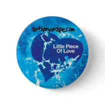 Little Piece of Love Badge - blue buttons