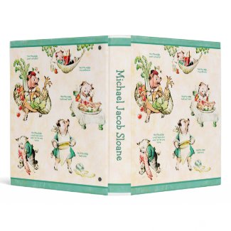 Little Piggies Baby Keepsake Binder binder