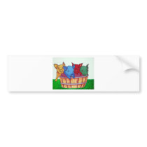 Little Piggies by Piliero bumper stickers