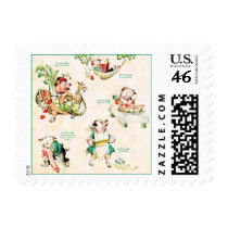Little Piggies Postage Stamp