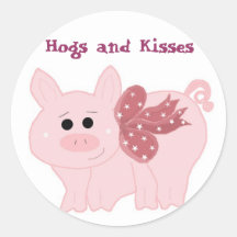 Little Piggy Hogs and Kisses Stickers