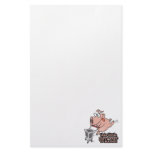 little piggy went to market cartoon custom stationery