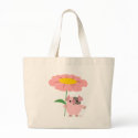 Little pig's greetings bag (pink) by Lioness_Graphics Little pig's greetings bag (pink)
