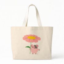 Little pig's greetings bag (pink)