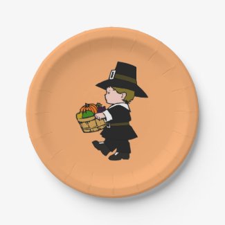 Little Pilgrim Boy Thanksgiving