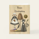 Little Pilgrim Thanksgiving Card