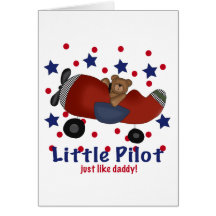 Little Pilot just like Daddy! Card