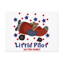 Little Pilot just like Daddy! postcards