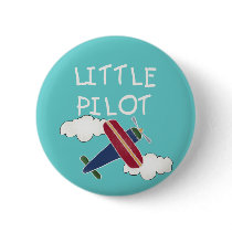 Little Pilot Tshirts and Gifts Button