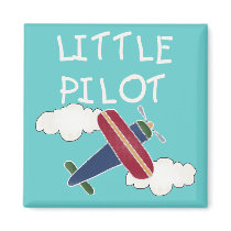 Little Pilot Tshirts and Gifts Magnets