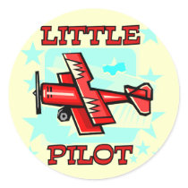 Little Pilot Tshirts and Gifts stickers