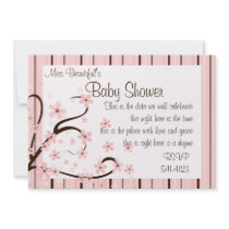 Little Pink Blooms Personalized Invites