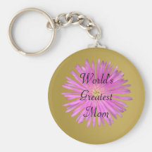 Little Pink Flower Keychains