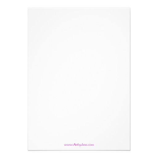 Little Pink Ladybugs 5x7 Baby Shower Invitations