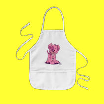 Little pink puppy Cooking Apron