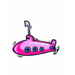 Little Pink Submarine Shirt