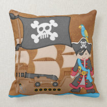 Little Pirate (Black Hair) MOJO Pillow pillows