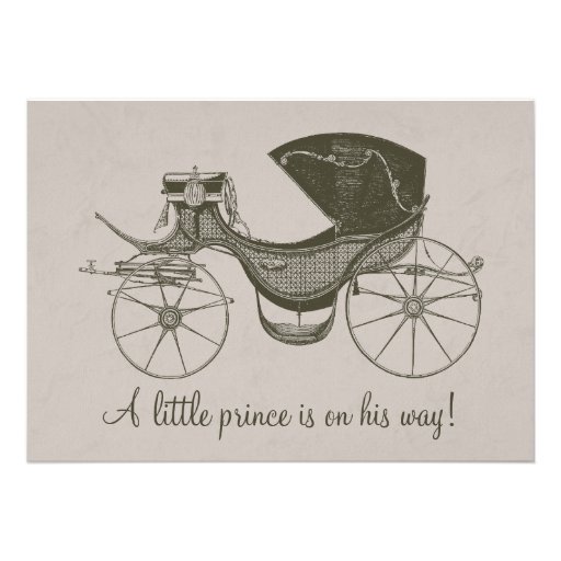 Little Prince Baby Shower Invitation