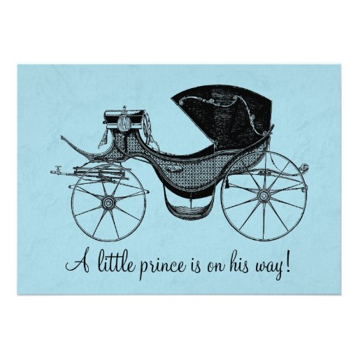 Little Prince Baby Shower Personalized Invitation