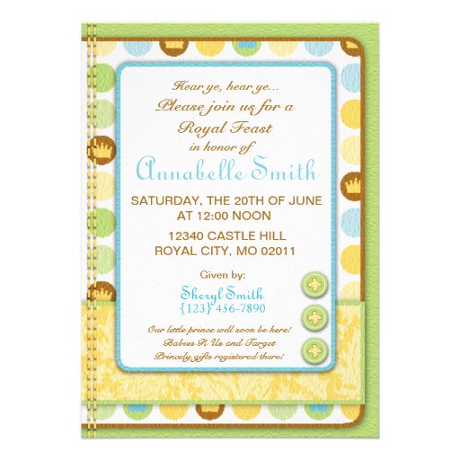 Little Prince Invitation