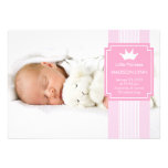 Little Princess CROWN PHOTO Birth Announcement