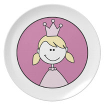 little princess pink plate plates