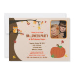 Little Pumpkin Fall Autumn Photo Party Invitation