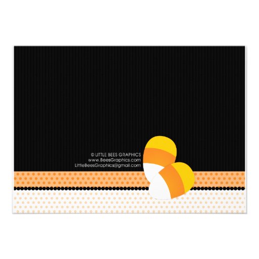 Little Pumpkin Halloween Baby Shower Invitations