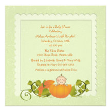Little Pumpkin Invitation