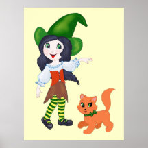 Little Pumpkin & the witch Poster