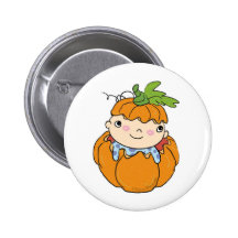 Little Punkin' Button