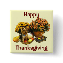 Little Pup's Thanksgiving Pin