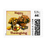 Little Pup's Thanksgiving postage postage