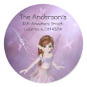 Little Purple Fairy Address Labels/Stickers by mrssocolov4 Little Purple Fairy Address Labels/Stickers