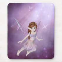 Little Purple Fairy - Fantasy Mousepad by mrssocolov4 Little Purple Fairy - Fantasy Mousepad