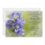 Little Purple Flowers Bridal Shower Invitations