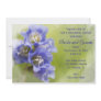 Little Purple Flowers Rehearsal Dinner Invitation