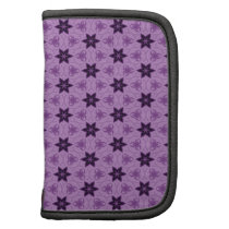 Little Purple Grunge Stars Gift Item Folio Planner