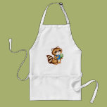 Little Raccoon and Frog Apron