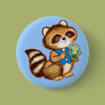 Little Raccoon and Frog Buttons