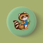 Little Raccoon and Frog Buttons