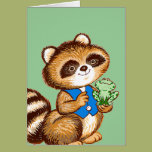 Little Raccoon and Frog Cards