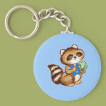 Little Raccoon and Frog Key Chain