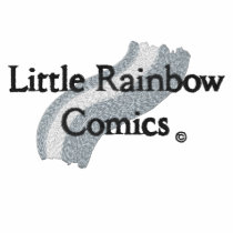Little Rainbow Comics Jacket embroidered shirts by reeltoons Little Rainbow Comics Jacket embroidered shirts