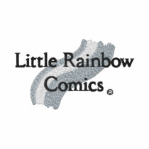 Little Rainbow Comics Polo embroidered shirts by reeltoons Little Rainbow Comics Polo embroidered shirts