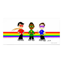Little Rainbow Comics: Super 3 Signature posters
