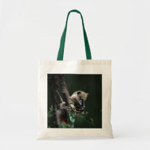 Little rascals coati - lemur canvas bags